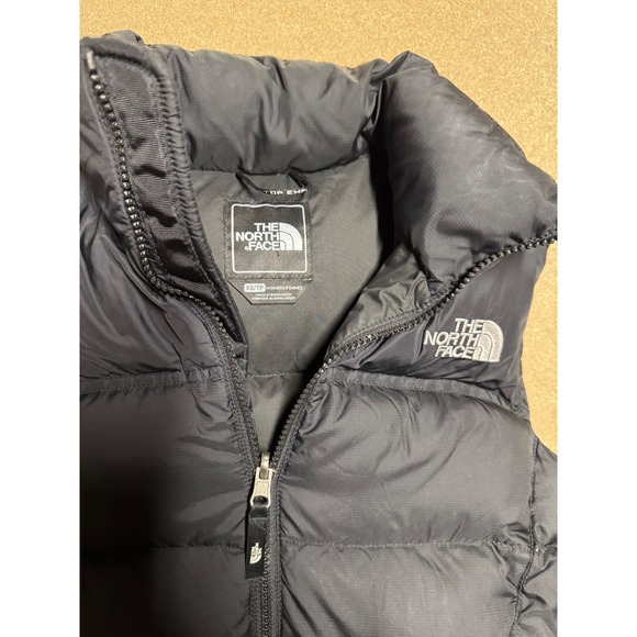 The North Face 700 Fill Down Puffer Vest Womens Black XS Full Zip Insulated - Picture 3 of 8